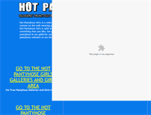 Tablet Screenshot of hotpantyhosegirls.com